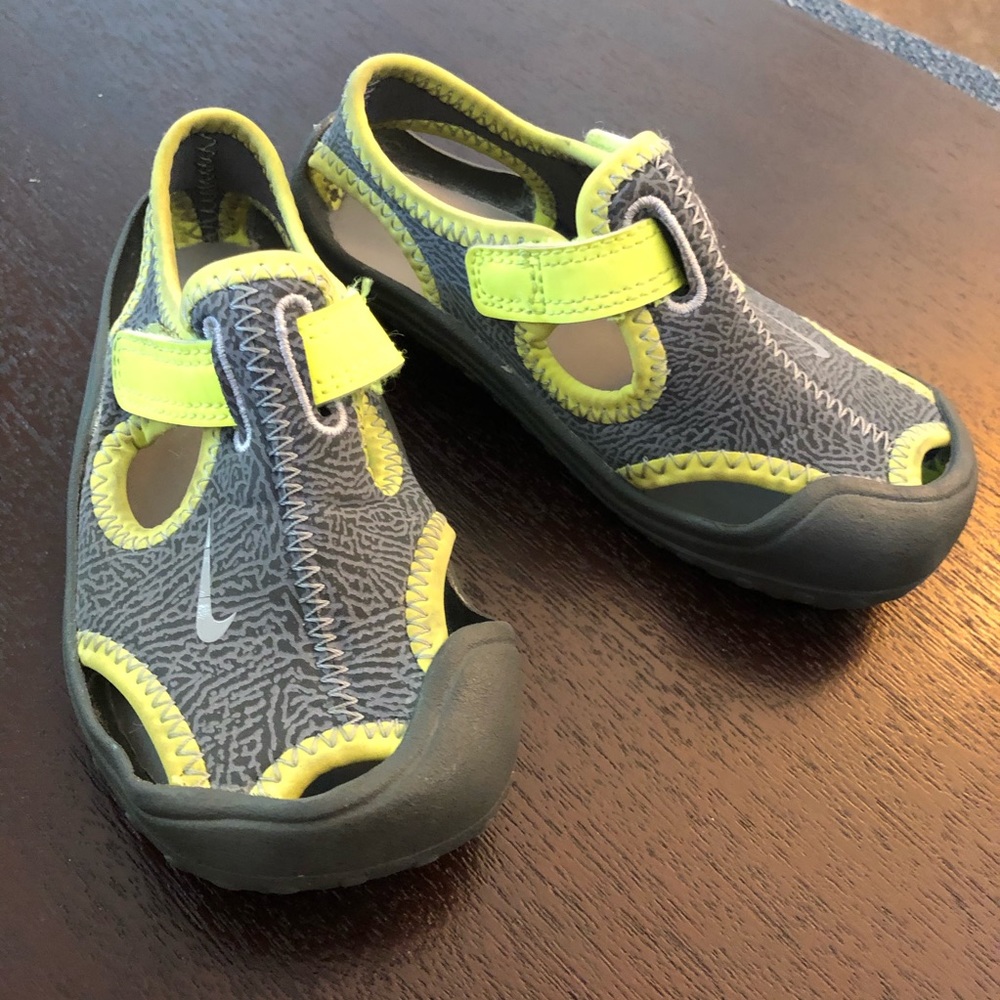 Nike Toddler Shoes Sunray Protect Lime/Gray